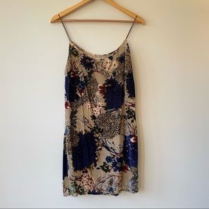 Free People Velvet and Mesh Dress